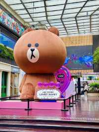 K11🧸成4米高嘅毛茸茸阿BROWN「熊大」情侣打卡位