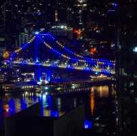 Story Bridge故事橋 在夜晚和清晨的不同樣貌