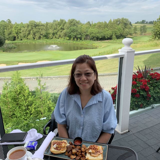 🥰咁大個女👩第1次去GolfClub食早餐🥞