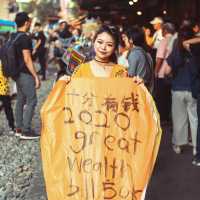 The magic of Sky Lanterns in Taipei, Ping Xi