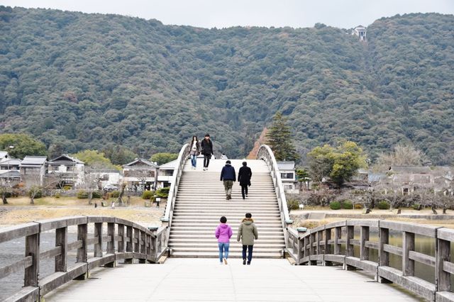 이와쿠니를 대표하는 긴타이쿄 錦帶橋