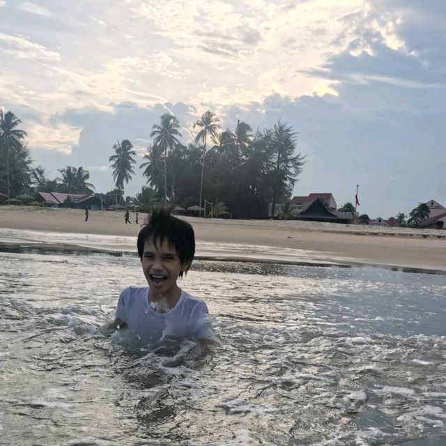 Breathtaking waters of cherating 