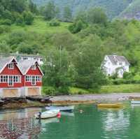 Bicycling and Walking around Flam, Norway