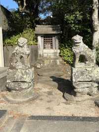 淡路島洲本の海岸に建つ住吉神社