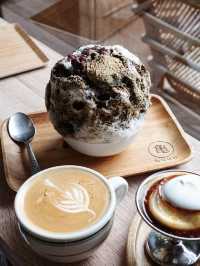 宜蘭康樂路小亀有：抹茶刨冰，抹茶牛乳冰，讓人滿足