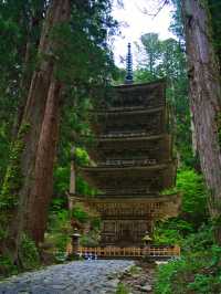 【山形】歴史と共に山奥にひっそり佇む五重塔🏞  