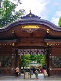 祈福參拜「大國魂神社」欣賞精緻木雕建築藝術