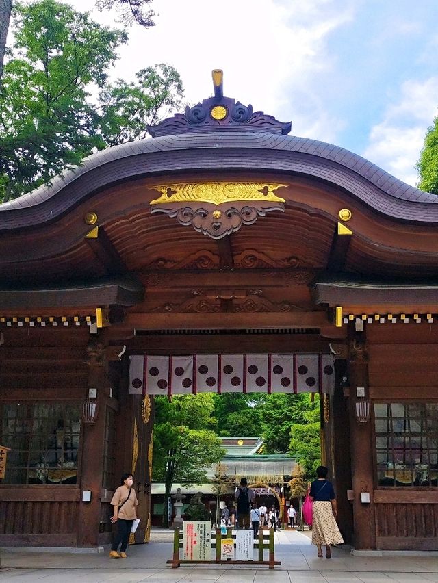 祈福參拜「大國魂神社」欣賞精緻木雕建築藝術