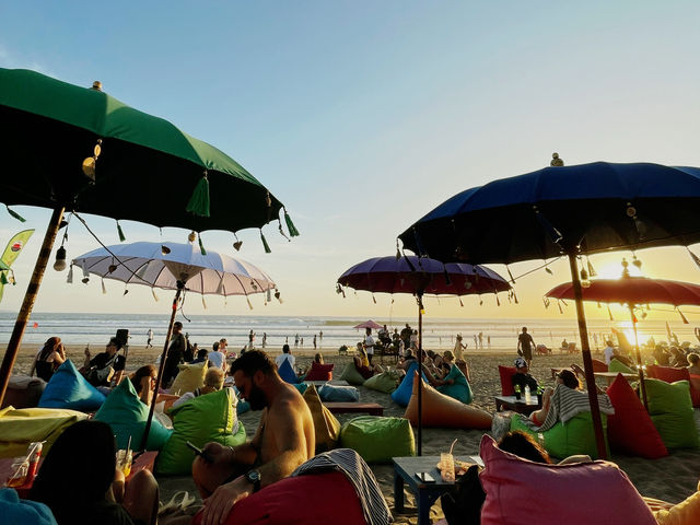 Sunset in Seminyak Beach