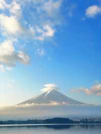 ชมวิวฟูจิหน้าหนาว ที่ริมทะเลสาบคะวะงุชิ 🗻🏞️
