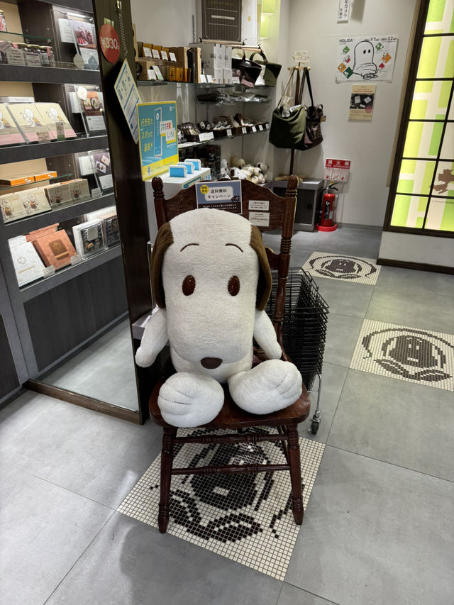 Cuteness Snoopy Chocolat in Arashiyama, Kyoto