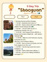 2-Day Relaxing Trip to Shaoguan