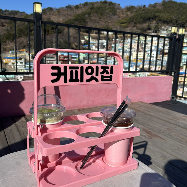 【🇰🇷：釜山】絶景が見えるカフェ☕️