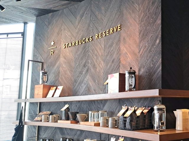 Great coffee with a stunning view at Starbucks 