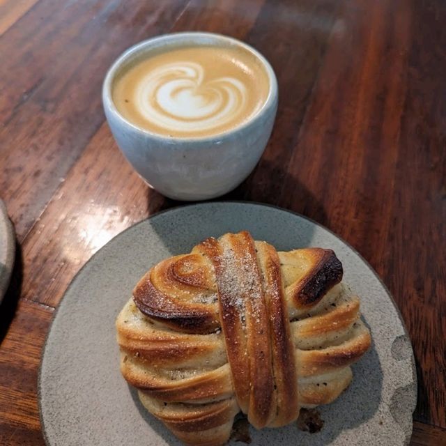 Decent coffee and good breads