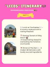 Leeds itinerary 🇬🇧