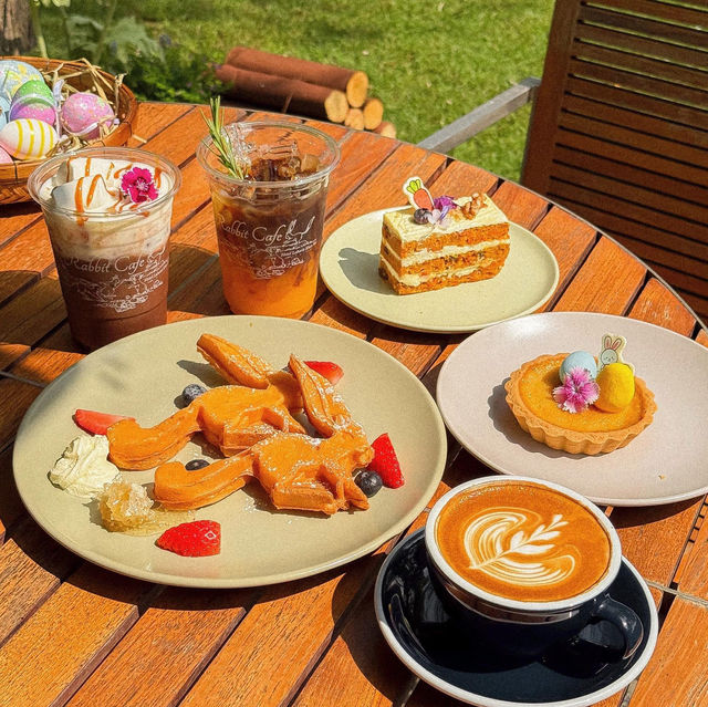 Rabbit Café • Hotel Labaris, Khao Yai 🌳🏠🐇🌕