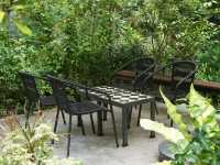 คาเฟ่ในสวนมะพร้าว ที่ Gansdal Amphawa 