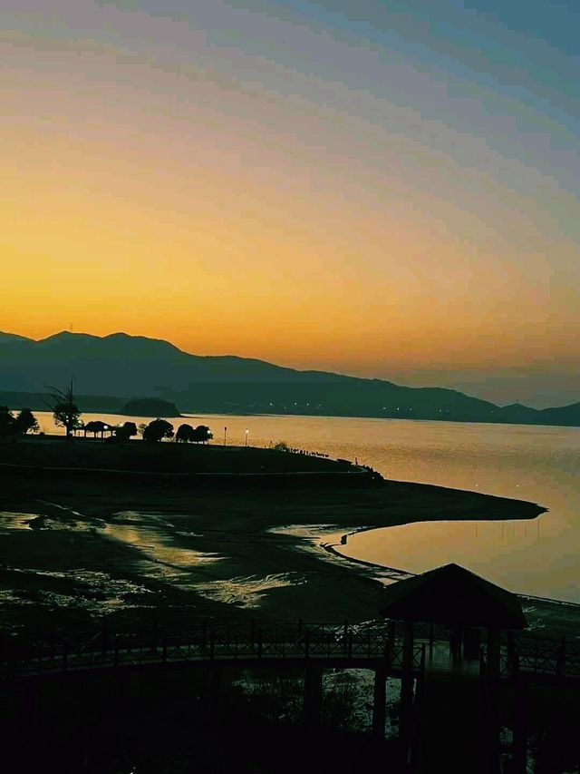 中國浙江寧波餘姚著名景點：四明湖，適合打卡拍照📸