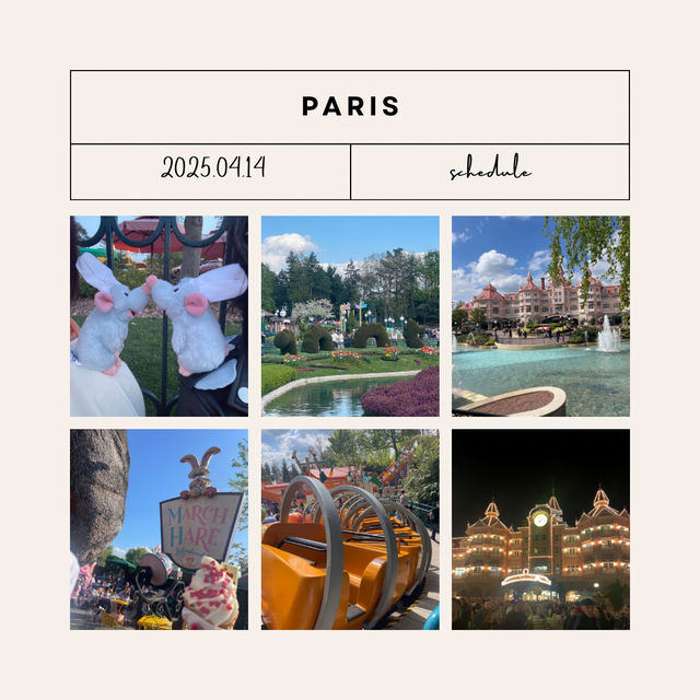 【パリ🇫🇷part2】一日のスケジュール🗓