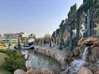 Evening vibes at Prem Mandir, Vrindavan