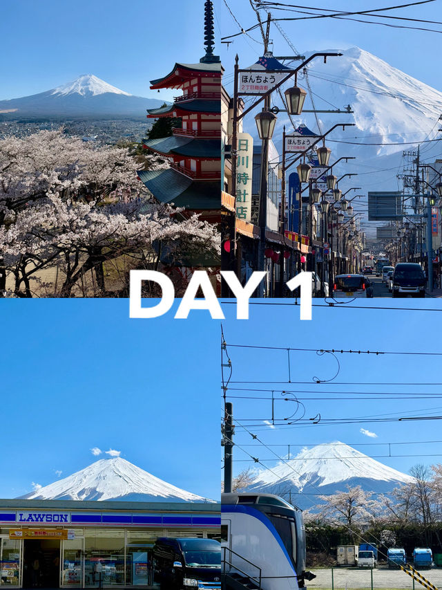 Chill 3D2N with Mount Fuji in April 🌸🗻