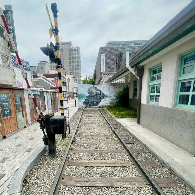 【清州】入場無料！かわいいフォトスポットがあった旧清州駅舎公園　