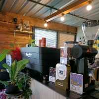 AB about coffee and garden at Lopburi 