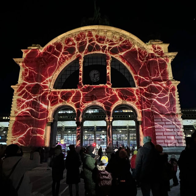 ✨ “Shadows Painted in Light: An Evening at Lilu Light Festival”