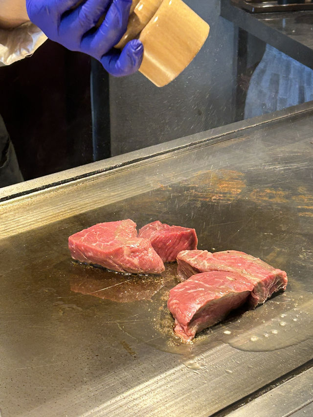 【福岡県・中洲】鉄板焼き はかたの桜華 中洲本店