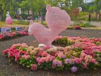 The flower festival at Boramae Park