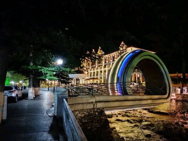 Night Stroll in Borjomi Central Park