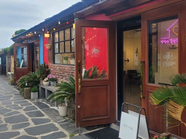 Beautiful Bomnal Cafe in Jeju