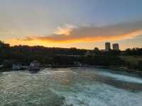 RhineFalls at night