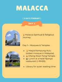 🕌 Malacca Spiritual & Religious Journey