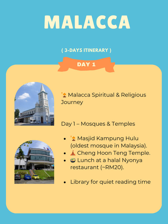 🕌 Malacca Spiritual & Religious Journey