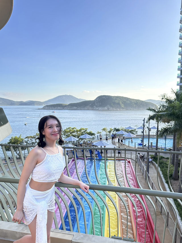 🇭🇰香港水上樂園🩵DJ Clubbing泳池🪩超美日落🩷