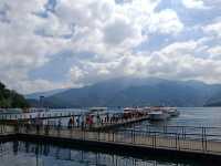 The Great Shuishe Pier in Sun Moon Lake area, Nantou County, Taiwan