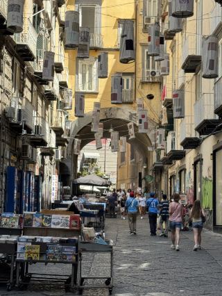Via Port'Alba in Naples | Finding Your Own Book in the Historic Center
