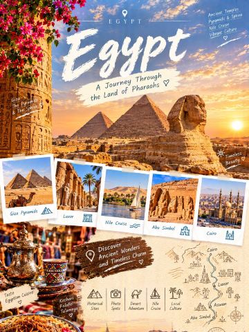 Egypt: A Journey Through the Land of Pharaohs 🇪🇬🏺✨