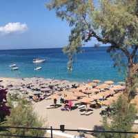 Kyra Panagia beach in Greece 🇬🇷