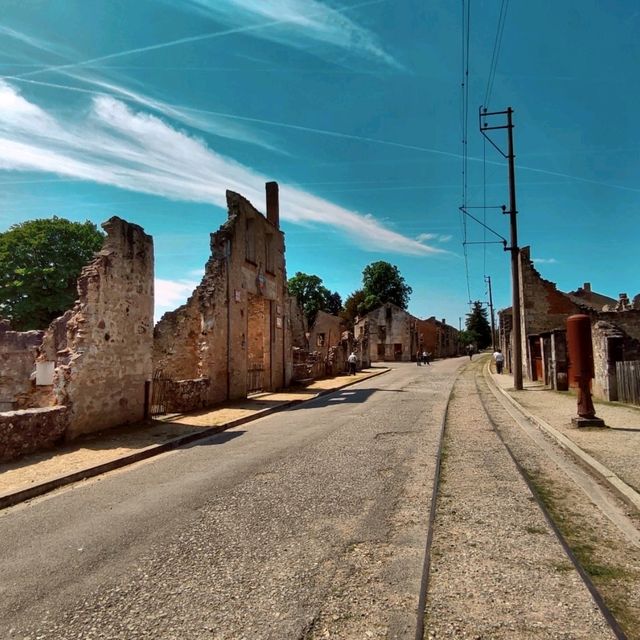 WWII village remains.