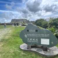 🌸中城城跡🌸坐落在遼闊石灰岩高原上的城堡殘壁