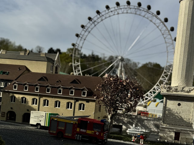 To be a small human in Legoland. Prettier than Westminster 