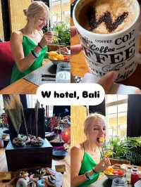 W hotel Bali luxury breakfast! Just try and never forget