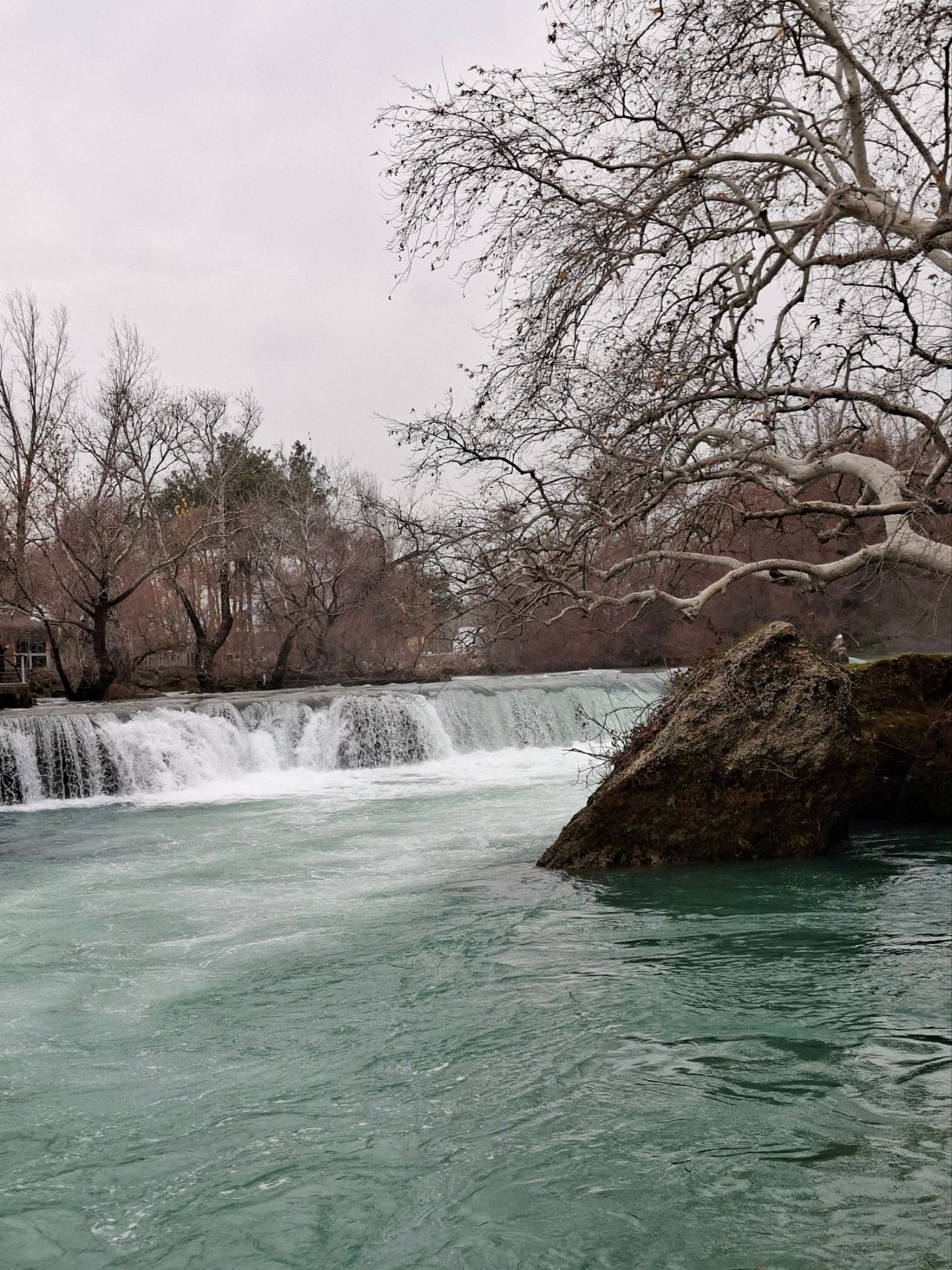 Waterfall in Manavgat))) We walked there and ate tangerines from the trees.