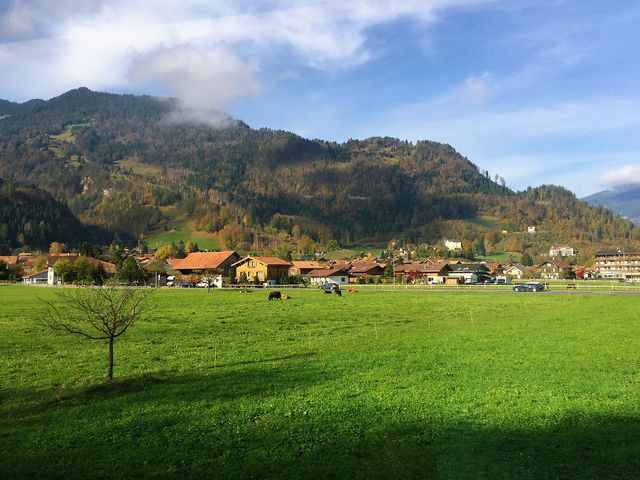 Golden Express, Maiden Peak, and Lauterbrunnen Village.