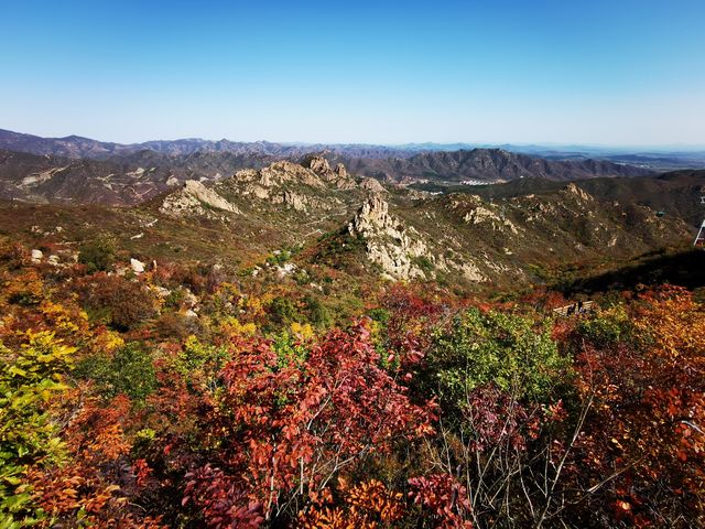 遼寧北票大黑山，蒙遼交界的綠島，秋色醉人