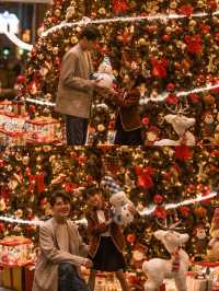 在廣州帶著女兒一起去感受聖誕氣氛