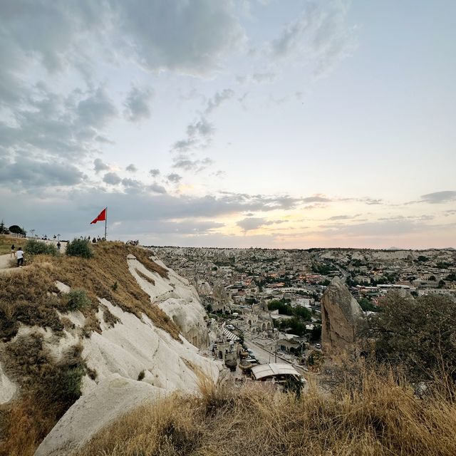 🌅Sunset over GOROME, Cappadocia!😍🌄